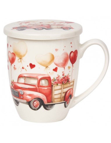 Taza car-hearts, porc. 350ml filtro y...