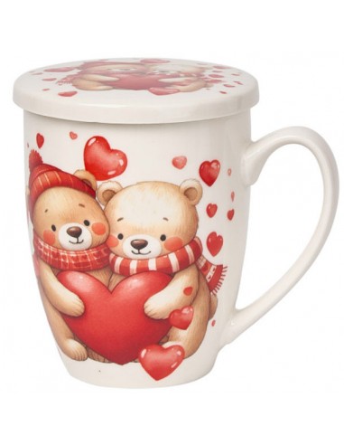 Taza bears-heart, porc. 350ml filtro...