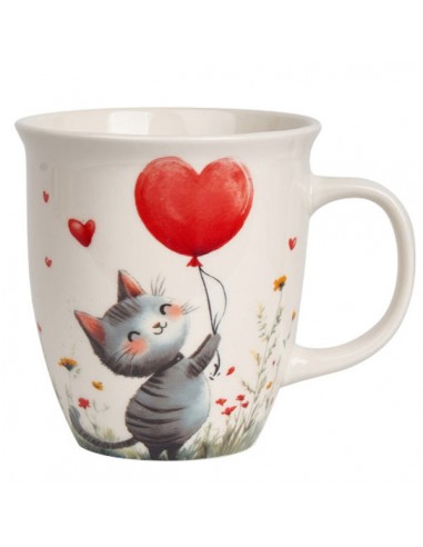 Taza xl cat-balloon, porc. 650ml caja...