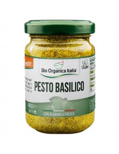 Pesto basilico con albahaca...