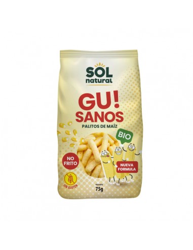 Gusanitos de maíz gigantes Bio 75g...