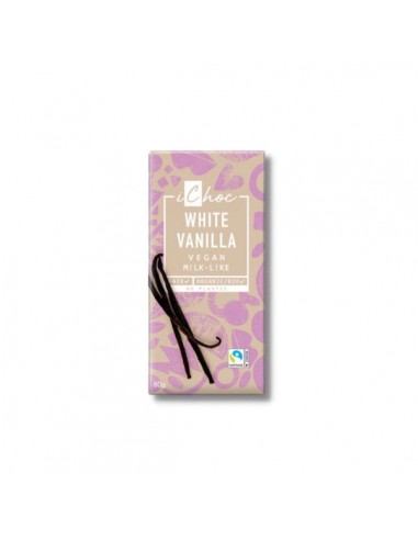 Chocolate blanco vegano con vainilla...