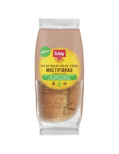 Pan de molde multifibras sin gluten...