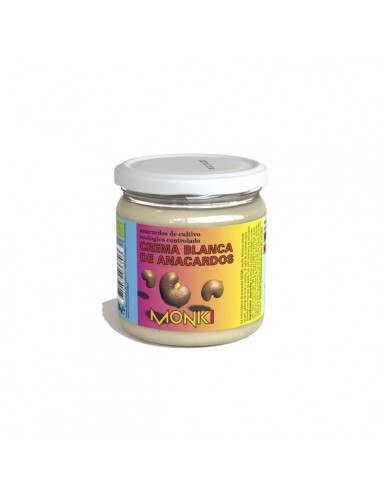 Crema anacardos blanca Bio 330g Monki