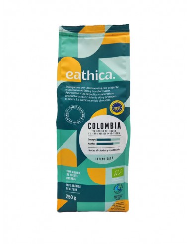 Café de altura Colombia molido Bio...