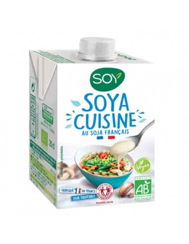 Crema de soja para cocinar Bio 200ml Soy