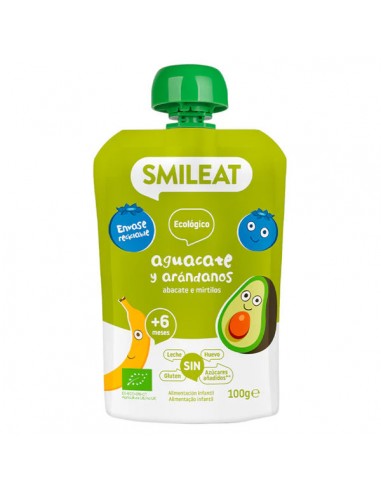 Pouch de aguacate y arándanos Bio...
