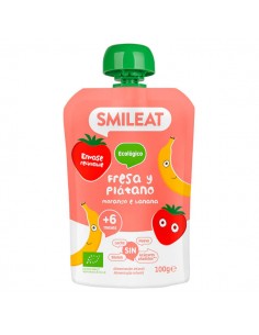 Pouch de fresa y plátano...