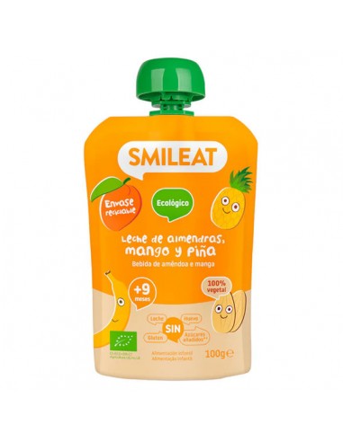 Pouch de leche de almendras, mango y...