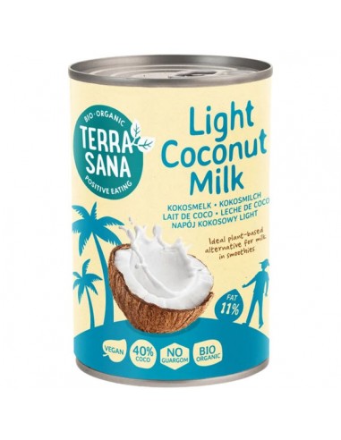 Leche de coco baja en grasa Bio 400g...