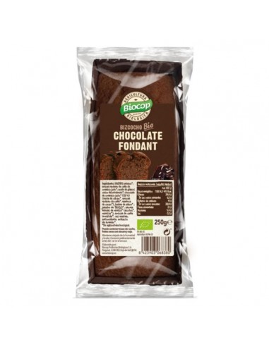 Bizcocho de chocolate fondant Bio...