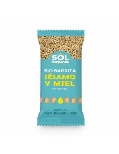 Barrita de sésamo y miel Bio 34g Sol...