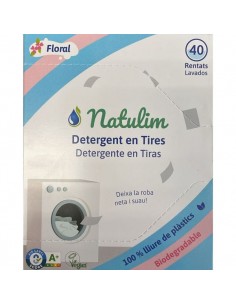 Detergente lavadora tiras...