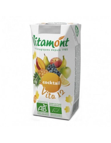 Zumo cocktail vita 12 Bio 200ml Vitamont
