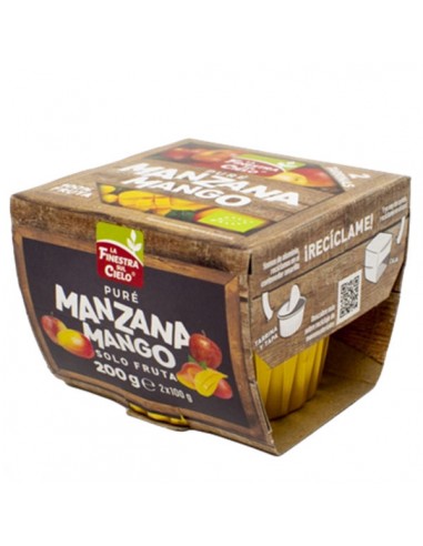 Puré de manzana mango Bio 2x100g La...