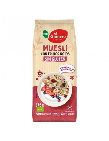 Muesli con frutos rojos sin gluten...