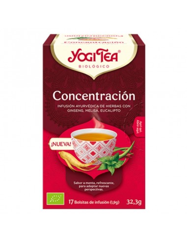 Yogi Tea concentración Bio 17 filtros