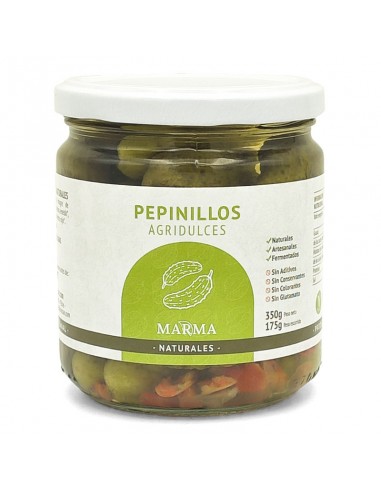 Pepinillos agridulces 350g Marma