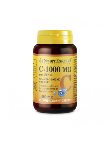 Vitamina C 1000mg con zinc 60comp...