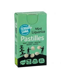 Regaliz pastillas menta Bio...