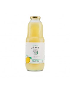Botella de zumo de limón Bio Cal Valls elaborada con 100% limón procedente de agricultura ecológica y presentada en formato de 