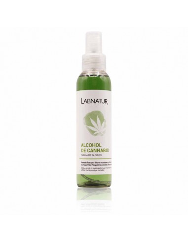 Alcohol corporal con extracto de cannabis para masaje, con efecto refrescante y rápida absorción. Ideal para después del ejerci