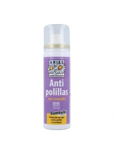 Spray antipolillas para ropa Aries 50 ml con neem y lavandín