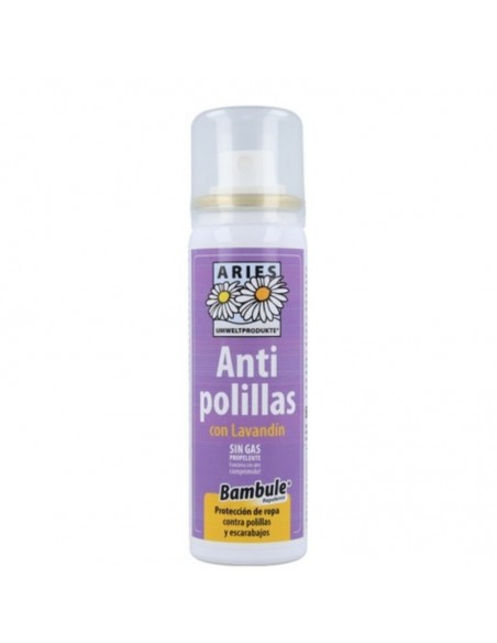 Spray antipolillas para ropa Aries 50 ml con neem y lavandín