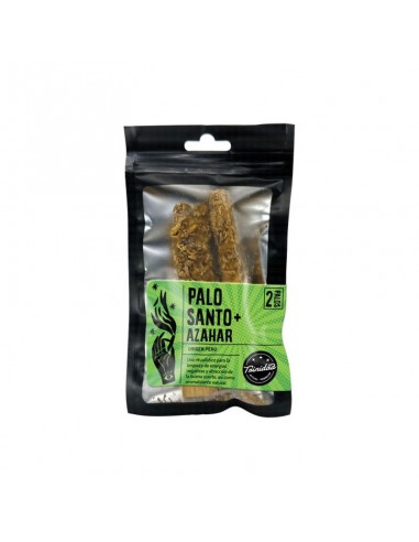 Palo santo Trinidad con aroma de flor de azahar en formato de 2 palos