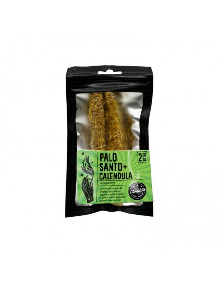 Palo santo Trinidad con aroma de caléndula en formato de 2 palos