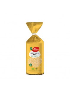 Bolsa de tortitas de maíz sin gluten ecológicas de 130 gramos de El Granero Integral.