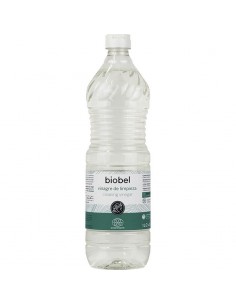 Vinagre de limpieza Bio Biobel 1 litro ecológico para eliminar grasa, cal y olores en el hogar