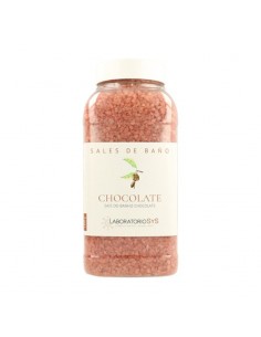 Sales de baño chocolate Labnatur 1200g con sales minerales marinas y aroma dulce para baños relajantes
