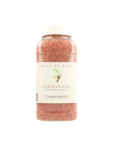 Sales de baño chocolate Labnatur 1200g con sales minerales marinas y aroma dulce para baños relajantes