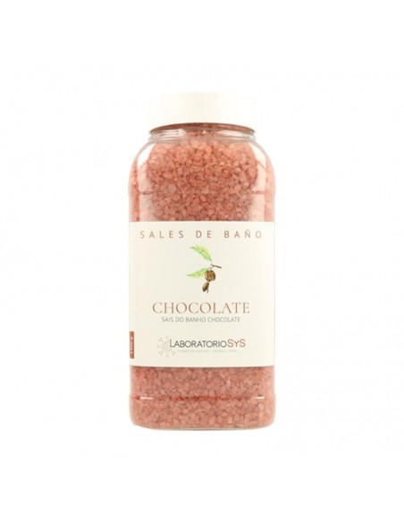Sales de baño chocolate Labnatur 1200g con sales minerales marinas y aroma dulce para baños relajantes