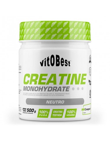 Creatina Monohidrato Creapure 500g Vitobest complemento alimenticio de creatina monohidrato alta pureza