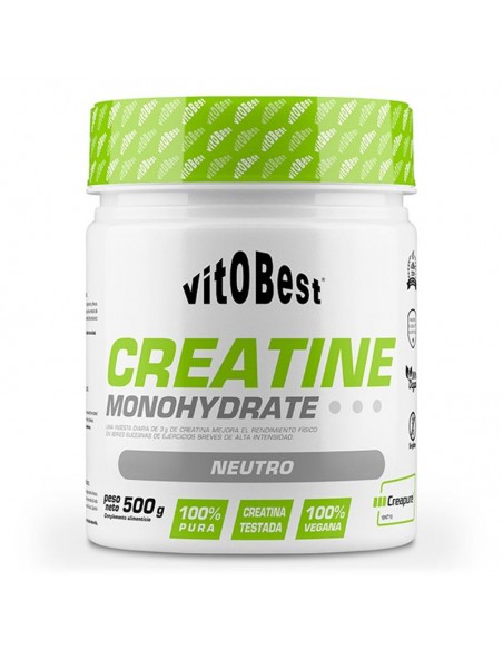 Creatina Monohidrato Creapure 500g Vitobest complemento alimenticio de creatina monohidrato alta pureza