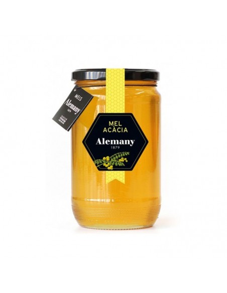 Miel de acacia Alemany 950g en tarro de cristal