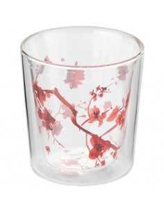 Vaso Cherry Blossom Eigenart de cristal doble pared 0,25 litros