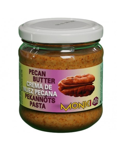 Crema ecológica de nueces pecanas Monki 175g