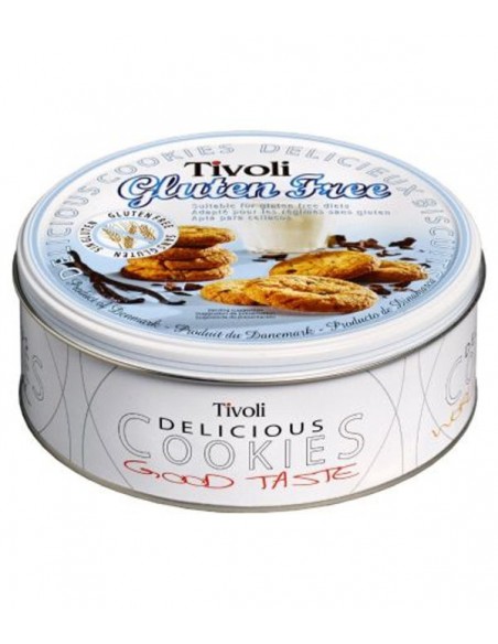 Galletas con trocitos de chocolate elaboradas sin gluten. Ideales para desayunos, meriendas o disfrutar como snack dulce en cua