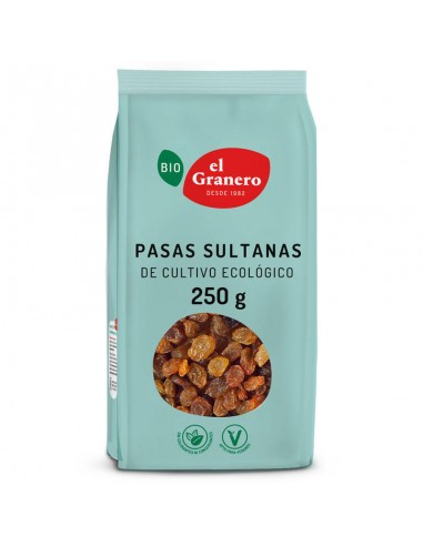 Pasas sultanas Bio 250g El Granero Integral