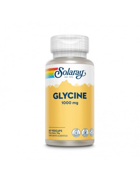 Glycine 1000mg 60 cápsulas vegetales Solaray
