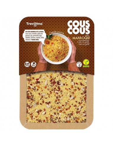 Cous cous marroquí con verduras y especias 300g Trevijano