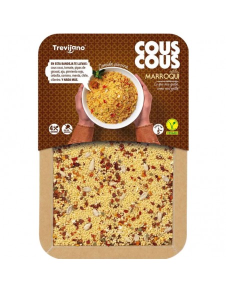 Cous cous marroquí con verduras y especias 300g Trevijano