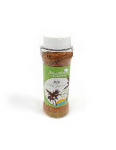 Sal de Jamaica Bio 140g Salud Viva mezcla ecológica de sal fina del Atlántico y especias.