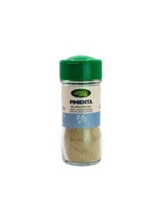 Pimienta blanca molida Bio 38g Artemis especia ecológica molida de sabor aromático y ligeramente picante.