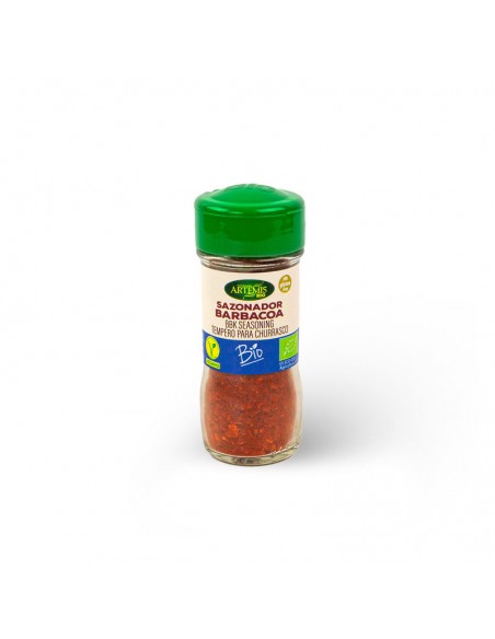 Sazonador barbacoa Bio 45g Artemis mezcla ecológica de especias para barbacoas, carnes y verduras.