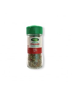 Capricho italiano Bio 28g Artemis mezcla ecológica de hierbas aromáticas y especias para pasta, pizza y cocina mediterránea.