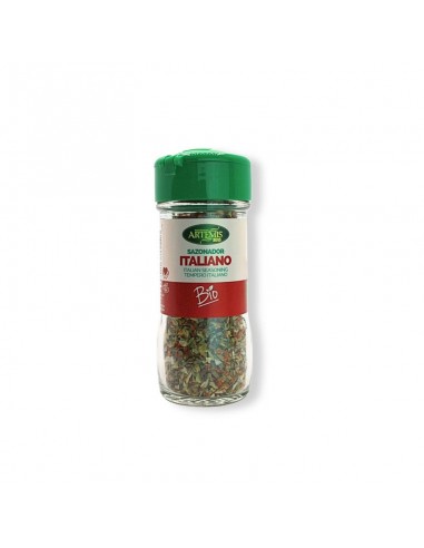 Capricho italiano Bio 28g Artemis mezcla ecológica de hierbas aromáticas y especias para pasta, pizza y cocina mediterránea.